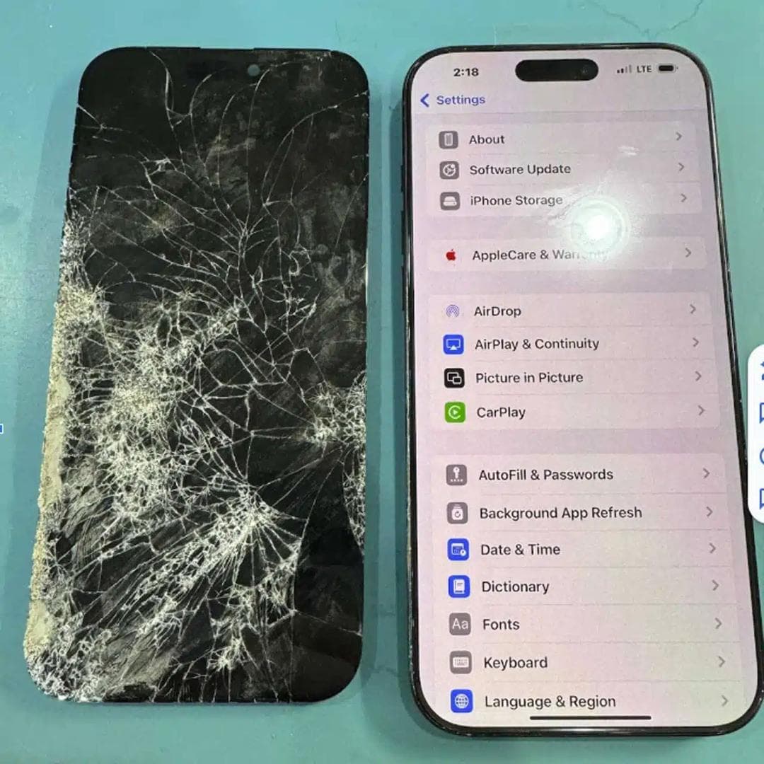 Intervention déblocage téléphone